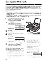 Предварительный просмотр 50 страницы Panasonic KX-FP151AL Operating Instructions Manual