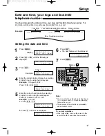 Preview for 19 page of Panasonic KX-FP151E Operating Instructions Manual