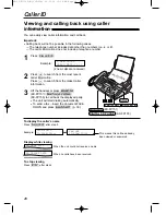 Preview for 28 page of Panasonic KX-FP151E Operating Instructions Manual