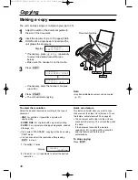 Preview for 48 page of Panasonic KX-FP151E Operating Instructions Manual