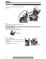 Preview for 12 page of Panasonic KX FP155 - B/W Thermal Transfer Operating Instructions Manual