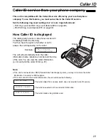 Preview for 23 page of Panasonic KX FP155 - B/W Thermal Transfer Operating Instructions Manual