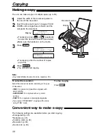 Preview for 44 page of Panasonic KX FP155 - B/W Thermal Transfer Operating Instructions Manual