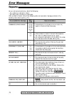 Preview for 70 page of Panasonic KX FP155 - B/W Thermal Transfer Operating Instructions Manual