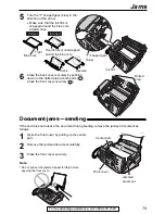 Preview for 79 page of Panasonic KX FP155 - B/W Thermal Transfer Operating Instructions Manual