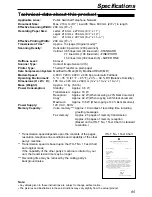 Preview for 85 page of Panasonic KX FP155 - B/W Thermal Transfer Operating Instructions Manual