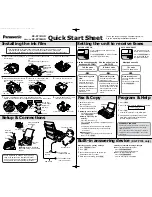 Panasonic KX-FP155GR Quick Start preview