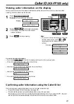 Preview for 27 page of Panasonic KX-FP181 Operating Instructions Manual