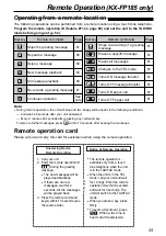 Preview for 61 page of Panasonic KX-FP181 Operating Instructions Manual