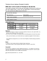 Preview for 4 page of Panasonic KX-FP181E Operating Instructions Manual