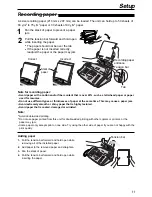 Preview for 13 page of Panasonic KX-FP181E Operating Instructions Manual