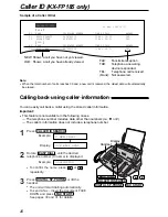 Preview for 28 page of Panasonic KX-FP181E Operating Instructions Manual