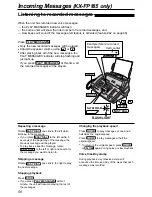 Preview for 58 page of Panasonic KX-FP181E Operating Instructions Manual