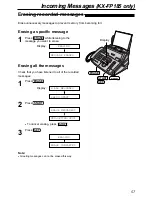 Preview for 59 page of Panasonic KX-FP181E Operating Instructions Manual