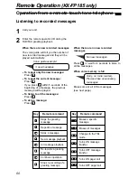 Preview for 62 page of Panasonic KX-FP181E Operating Instructions Manual