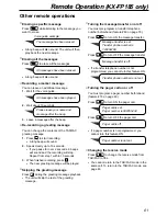 Preview for 63 page of Panasonic KX-FP181E Operating Instructions Manual