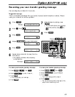 Preview for 65 page of Panasonic KX-FP181E Operating Instructions Manual