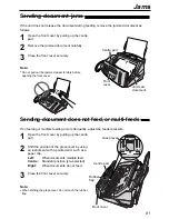 Preview for 83 page of Panasonic KX-FP181E Operating Instructions Manual