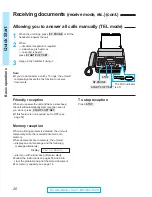 Предварительный просмотр 20 страницы Panasonic KX-FP195 Operating Instructions Manual