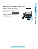 Предварительный просмотр 21 страницы Panasonic KX-FP195 Operating Instructions Manual