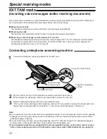 Предварительный просмотр 22 страницы Panasonic KX-FP195 Operating Instructions Manual