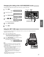 Предварительный просмотр 23 страницы Panasonic KX-FP195 Operating Instructions Manual