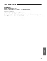 Предварительный просмотр 73 страницы Panasonic KX-FP195 Operating Instructions Manual