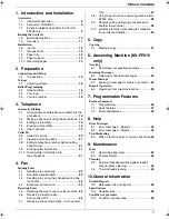 Предварительный просмотр 7 страницы Panasonic KX-FP205 Operating Instructions Manual