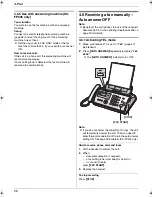 Предварительный просмотр 26 страницы Panasonic KX-FP205 Operating Instructions Manual