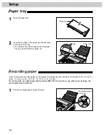 Preview for 22 page of Panasonic KX-FP250 Operating Instructions Manual