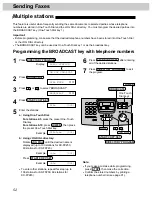 Preview for 52 page of Panasonic KX-FP250 Operating Instructions Manual