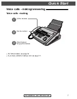 Предварительный просмотр 7 страницы Panasonic KX-FP265 Operating Instructions Manual