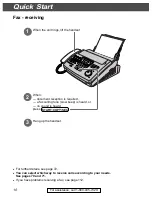 Предварительный просмотр 10 страницы Panasonic KX-FP265 Operating Instructions Manual