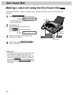 Предварительный просмотр 40 страницы Panasonic KX-FP265 Operating Instructions Manual