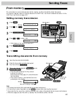 Предварительный просмотр 65 страницы Panasonic KX-FP265 Operating Instructions Manual