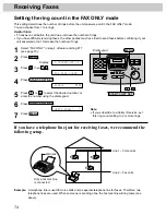 Предварительный просмотр 74 страницы Panasonic KX-FP265 Operating Instructions Manual