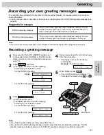 Предварительный просмотр 91 страницы Panasonic KX-FP265 Operating Instructions Manual