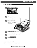 Preview for 11 page of Panasonic KX-FP270 Operating Instructions Manual