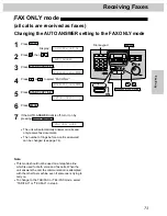 Предварительный просмотр 73 страницы Panasonic KX-FP270 Operating Instructions Manual