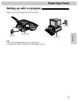 Предварительный просмотр 75 страницы Panasonic KX-FP270 Operating Instructions Manual