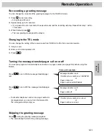 Preview for 101 page of Panasonic KX-FP270 Operating Instructions Manual