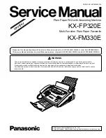 Preview for 1 page of Panasonic KX-FP320E Service Manual