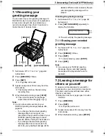 Предварительный просмотр 37 страницы Panasonic KX-FP343HK Operating Instructions Manual