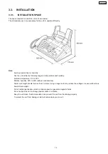 Предварительный просмотр 13 страницы Panasonic KX-FP362BX Service Manual