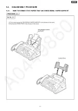 Preview for 31 page of Panasonic KX-FP362CX Service Manual