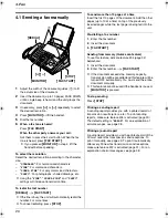 Preview for 20 page of Panasonic KX-FP701FX Operating Instructions Manual