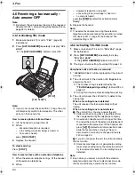 Preview for 24 page of Panasonic KX-FP701FX Operating Instructions Manual