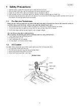 Предварительный просмотр 3 страницы Panasonic KX-FP701LA Service Manual