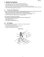 Preview for 3 page of Panasonic KX-FP701ME Service Manual