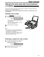 Preview for 25 page of Panasonic KX-FP81 Operating Instructions Manual